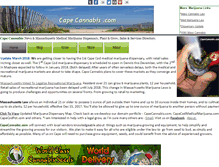 Tablet Screenshot of capecannabis.com